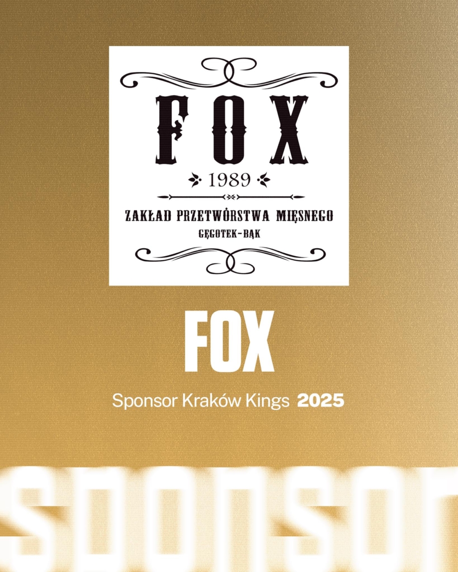 FOX Zakład Przetwórstwa Mięsnego – Nowy Sponsor Kraków Kings